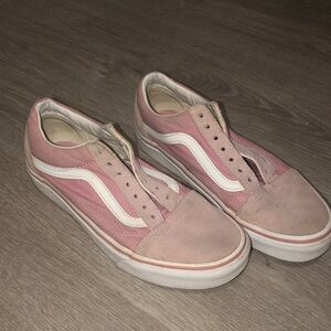 Baby Pink Low-top Vans 7.5